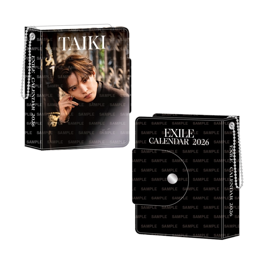 EXILE 2026 カレンダー ミニフォトカードホルダー&フォトカードセット 詳細画像 佐藤大樹 1