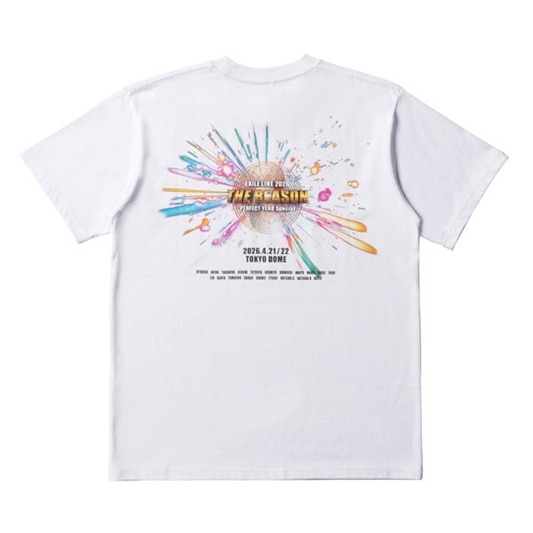 THE REASON ～PERFECT YEAR Special～ ツアーTシャツ/WHITE 詳細画像
