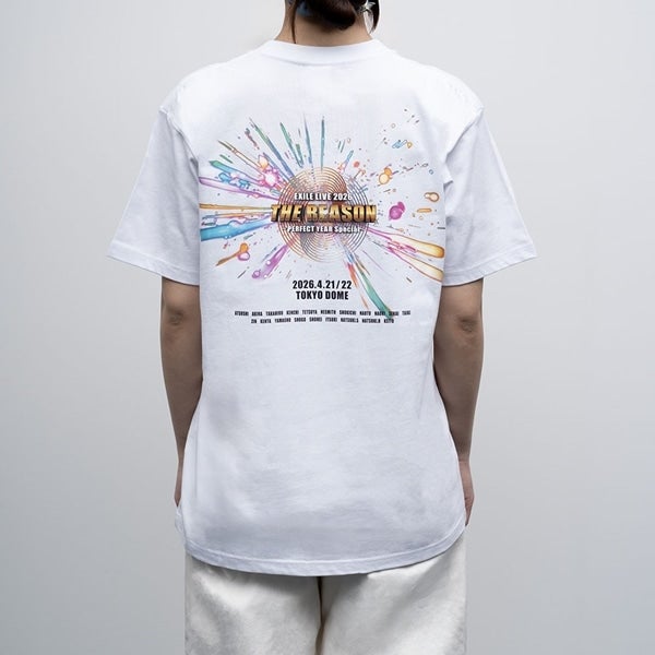THE REASON ～PERFECT YEAR Special～ ツアーTシャツ/WHITE 詳細画像