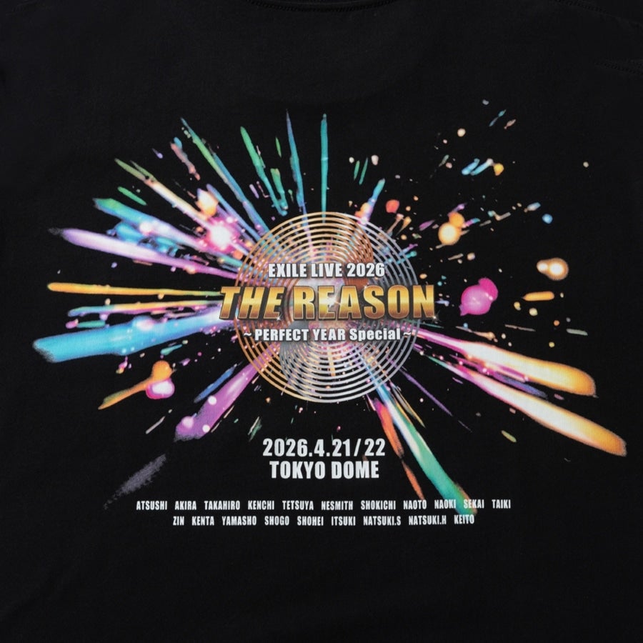 THE REASON ～PERFECT YEAR Special～ ツアーTシャツ/BLACK 詳細画像 カラー共通 3