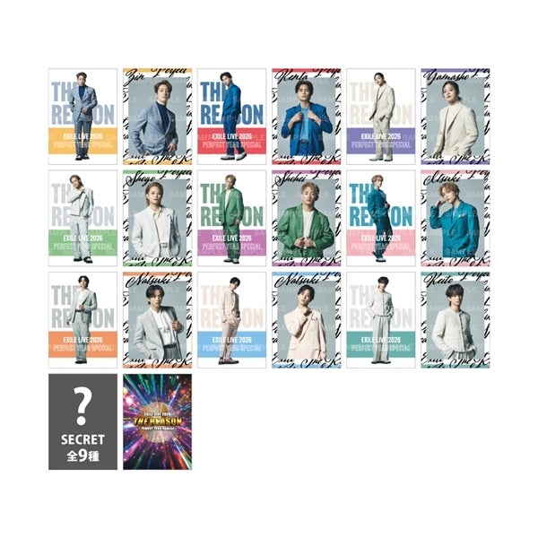 THE REASON ～PERFECT YEAR Special～ フォトカード/STARTING MEMBER/全18種＋シークレット9種