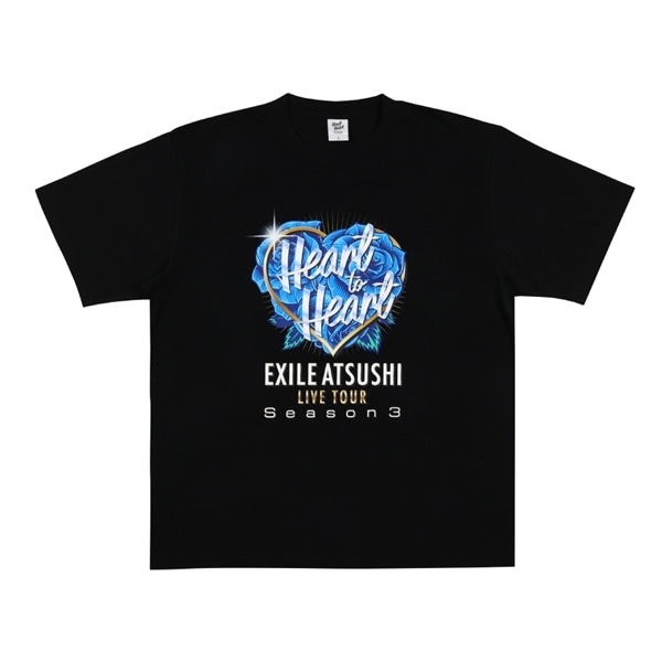 Heart to Heart Season 3 ツアーTシャツ/BLACK