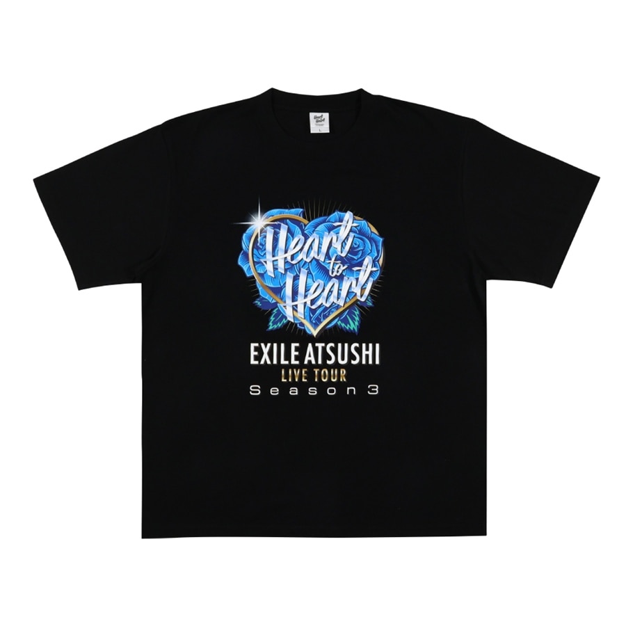 Heart to Heart Season 3 ツアーTシャツ/BLACK 詳細画像 BLACK 1