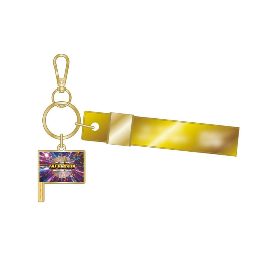 【FC限定】THE REASON ～PERFECT YEAR Special～ Special Thanks 金テープ風キーリング 詳細画像 EXILE TRIBE 1