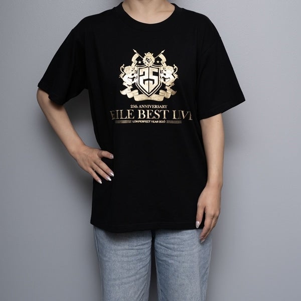 25th BEST LIVE ツアーTシャツ/BLACK 詳細画像