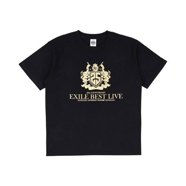 25th BEST LIVE ツアーTシャツ/BLACK