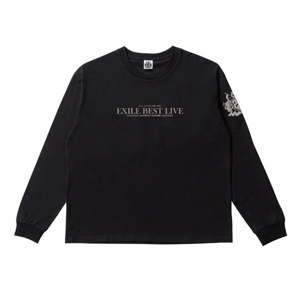 25th BEST LIVE ロングスリーブTシャツ/BLACK