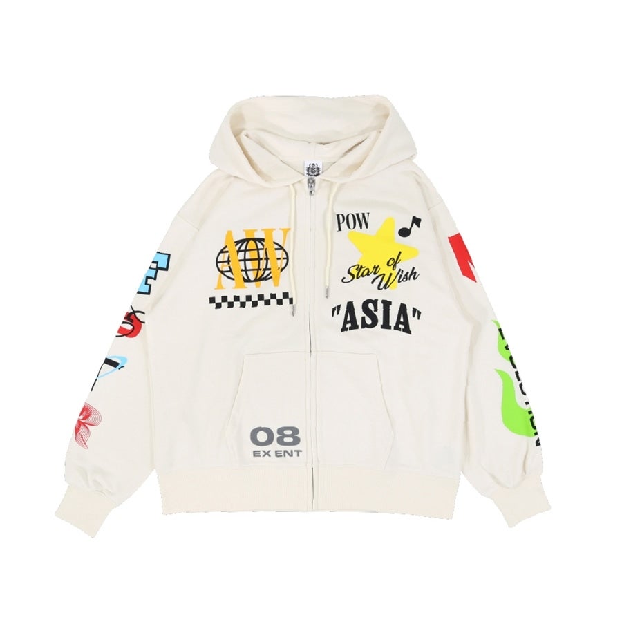 25th BEST LIVE ZIPパーカー/OFFWHITE 詳細画像 OFF WHITE 1