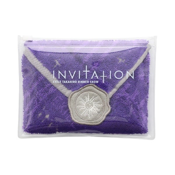 INVITATION ポーチ付きハンドタオル