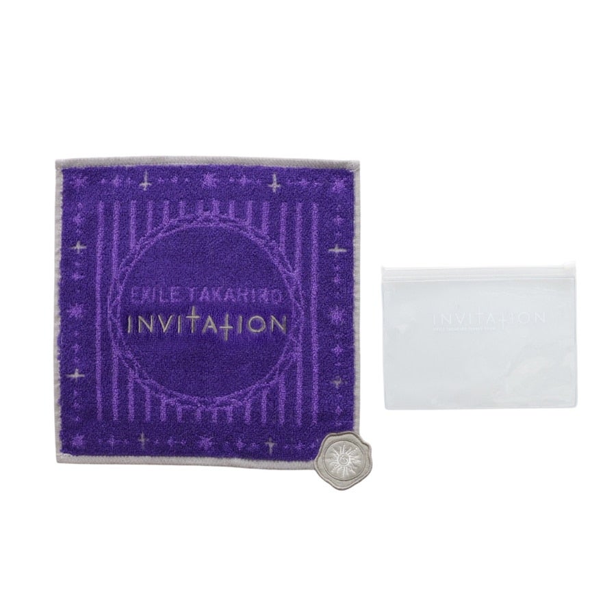 INVITATION ポーチ付きハンドタオル 詳細画像 カラー共通 1