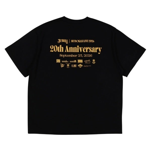 JUBILEE ロゴTシャツ/BLACK 詳細画像