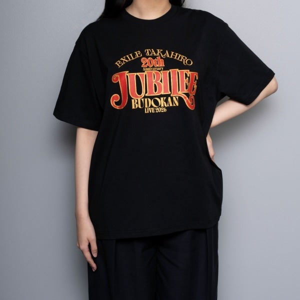 JUBILEE ロゴTシャツ/BLACK 詳細画像