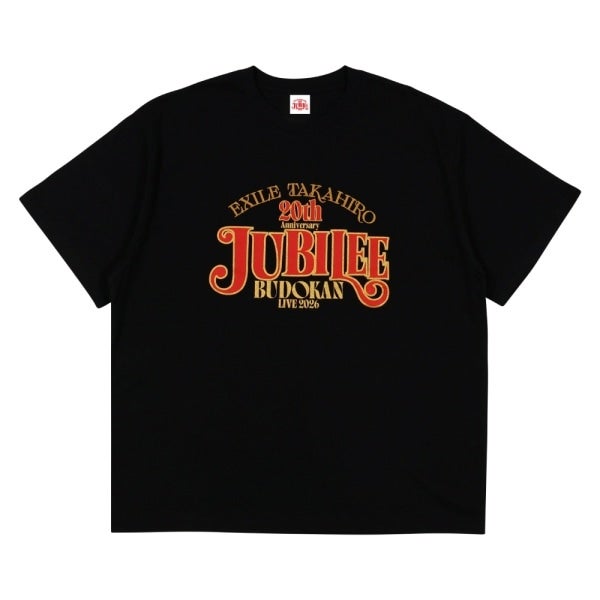 JUBILEE ロゴTシャツ/BLACK