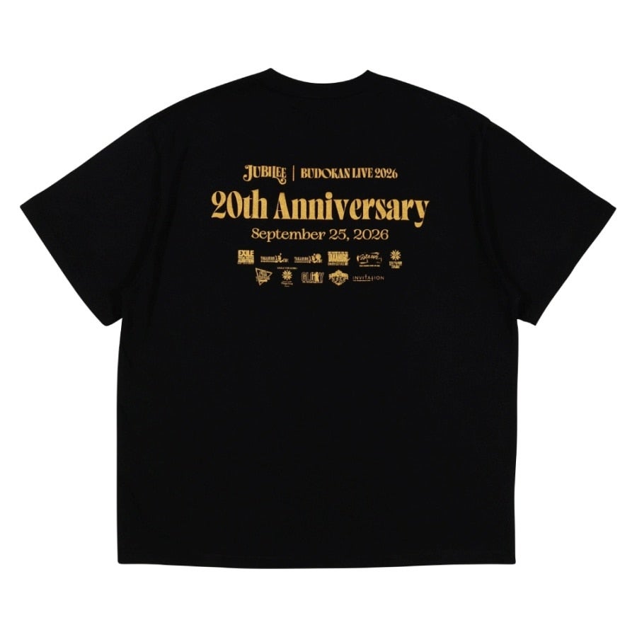 JUBILEE ロゴTシャツ/BLACK 詳細画像 カラー共通 1