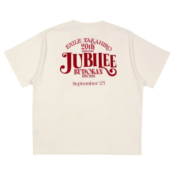 JUBILEE ロゴTシャツ/IVORY 詳細画像