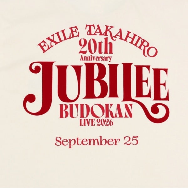 JUBILEE ロゴTシャツ/IVORY 詳細画像