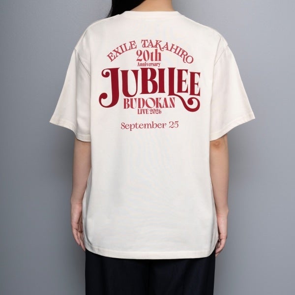 JUBILEE ロゴTシャツ/IVORY 詳細画像