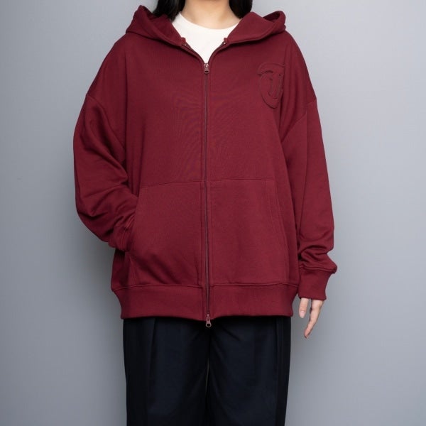JUBILEE ZIPパーカー/BURGUNDY 詳細画像