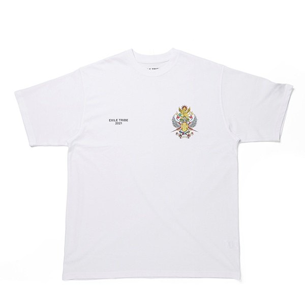 EXILE TRIBE EMBLEM Tee SS/White