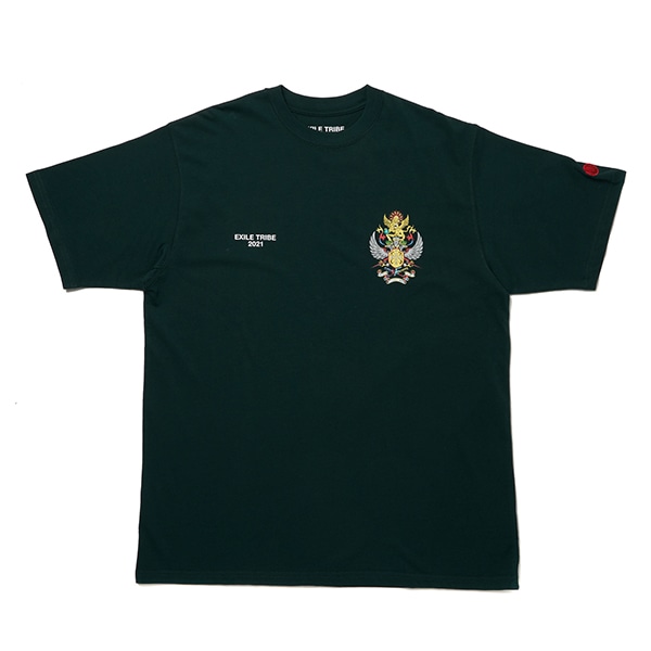 EXILE TRIBE EMBLEM Tee SS/Green