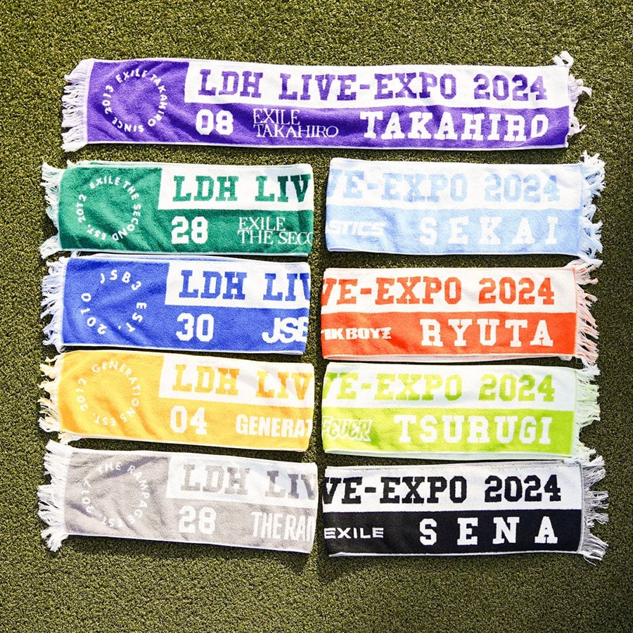 EXILE TRIBE STATION ONLINE STORE｜LDH LIVE-EXPO 2024 マフラー 