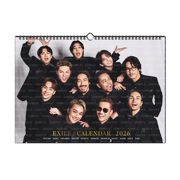 EXILE 2026 カレンダー/壁掛け