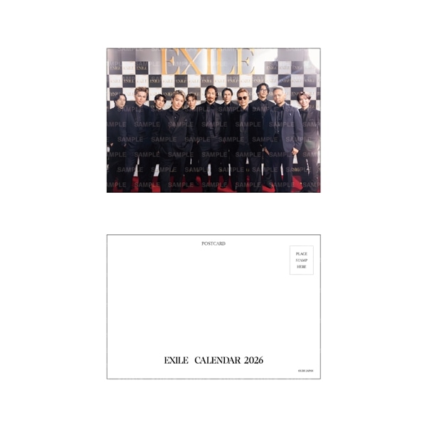 EXILE 2026 カレンダー/卓上 詳細画像