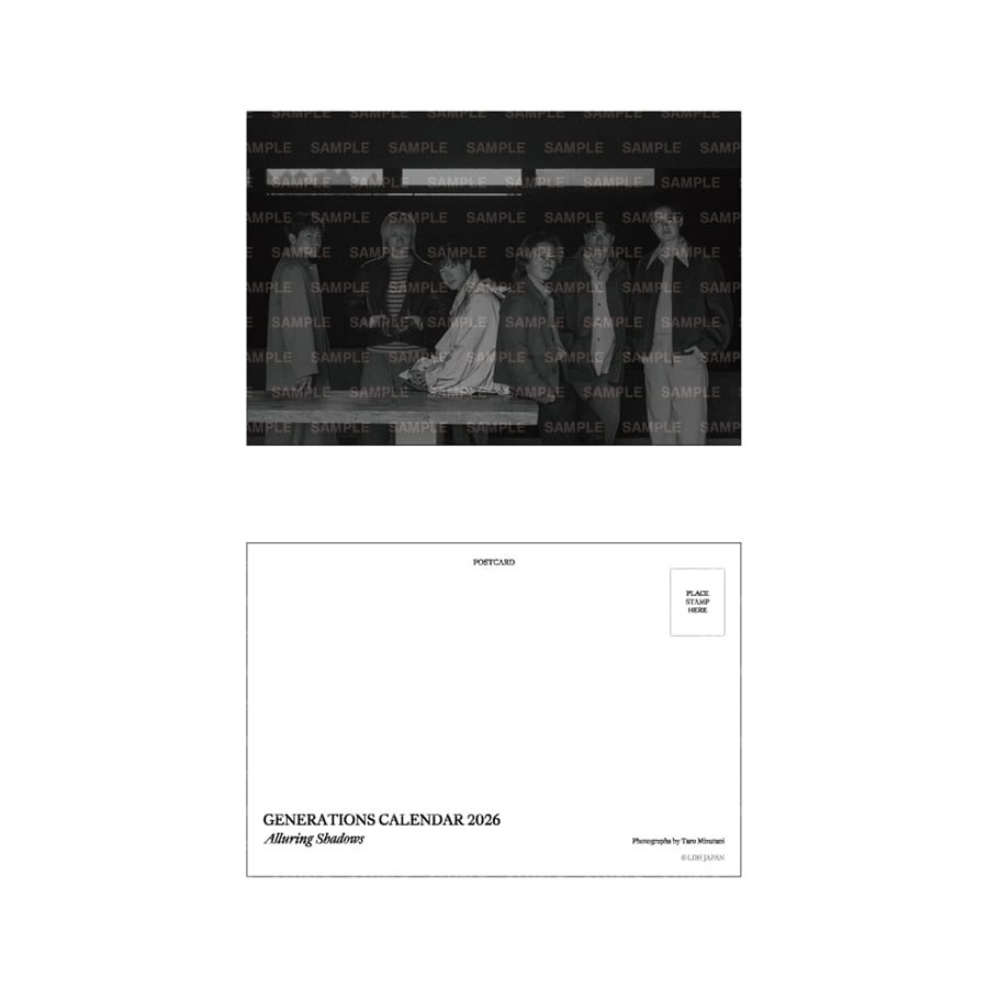 GENERATIONS 2026 カレンダー/壁掛け 詳細画像 カラー共通 1