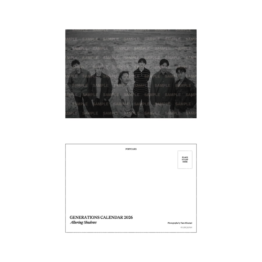 GENERATIONS 2026 カレンダー/卓上 詳細画像 カラー共通 2