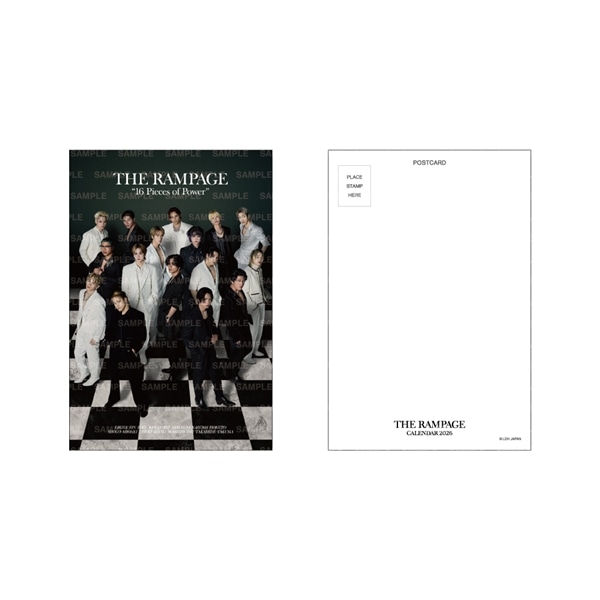 THE RAMPAGE 2026 カレンダー/壁掛け 詳細画像