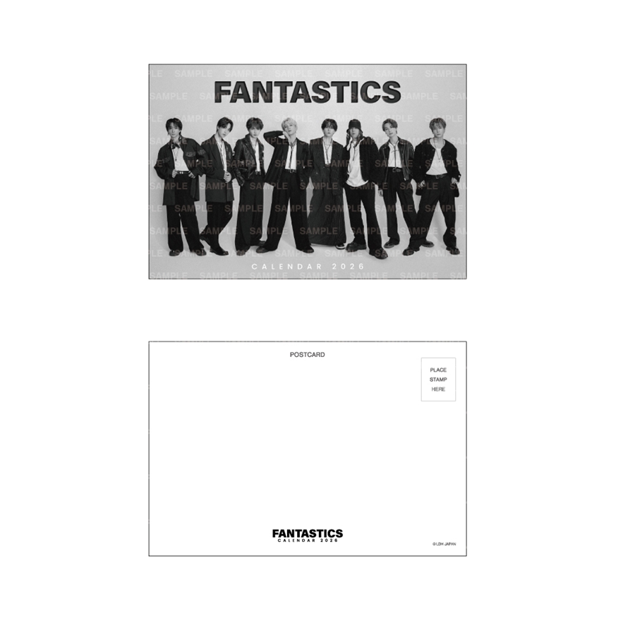 FANTASTICS 2026 カレンダー/壁掛け 詳細画像 カラー共通 1