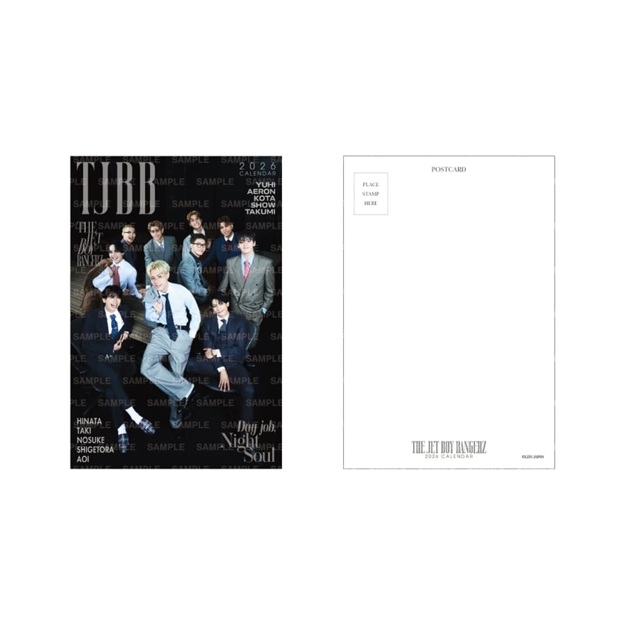 THE JET BOY BANGERZ 2026 カレンダー/壁掛け 詳細画像 カラー共通 1