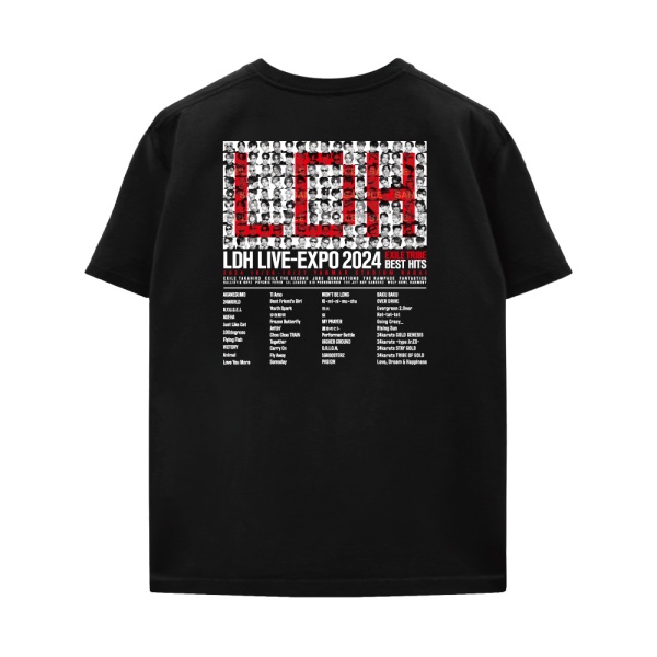 LDH LIVE-EXPO 2024 Tシャツ/BLACK 詳細画像