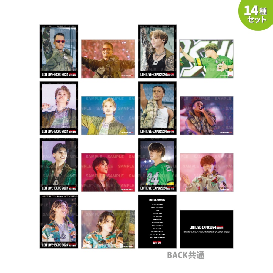 LDH LIVE-EXPO 2024 フォトカード/PSYCHIC FEVER/14種セット 詳細画像 PSYCHIC FEVER 1
