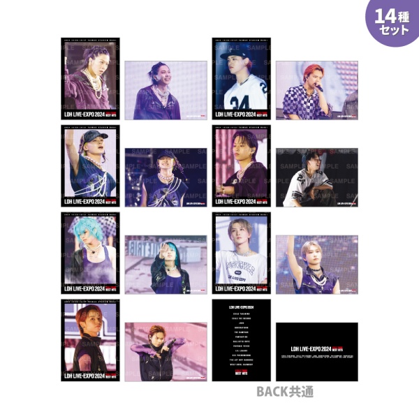 LDH LIVE-EXPO 2024 フォトカード/KID PHENOMENON/14種セット