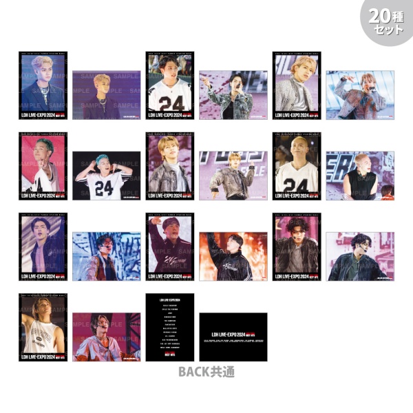 LDH LIVE-EXPO 2024 フォトカード/THE JET BOY BANGERZ/20種セット