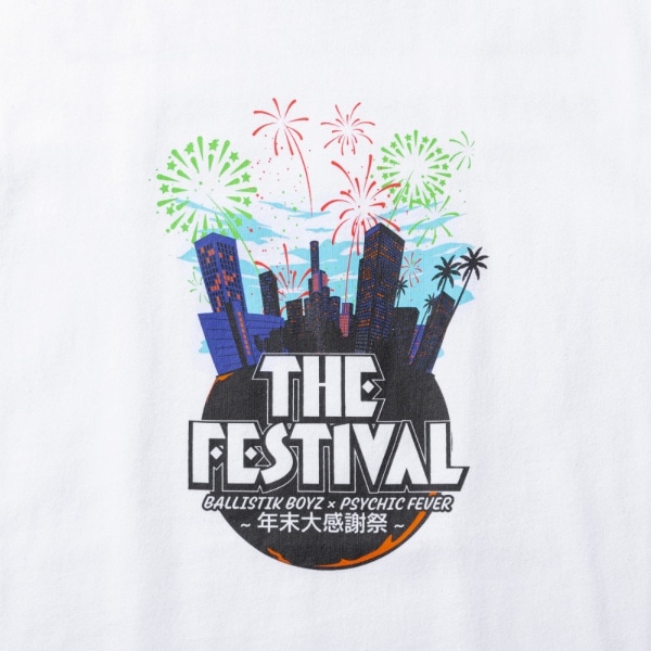 THE FESTIVAL ロゴTシャツ/WHITE 詳細画像