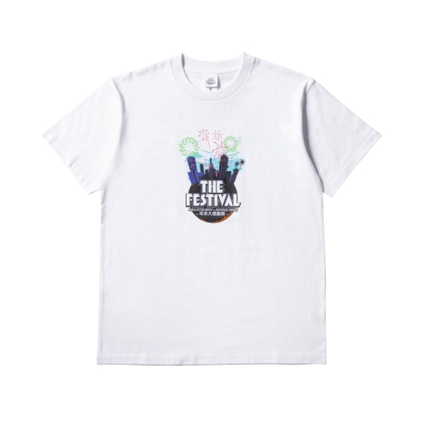 THE FESTIVAL ロゴTシャツ/WHITE