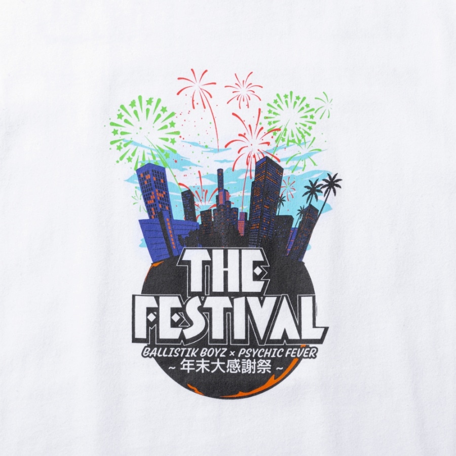 THE FESTIVAL ロゴTシャツ/WHITE 詳細画像 カラー共通 2