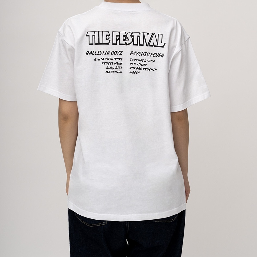 THE FESTIVAL ロゴTシャツ/WHITE 詳細画像 カラー共通 5