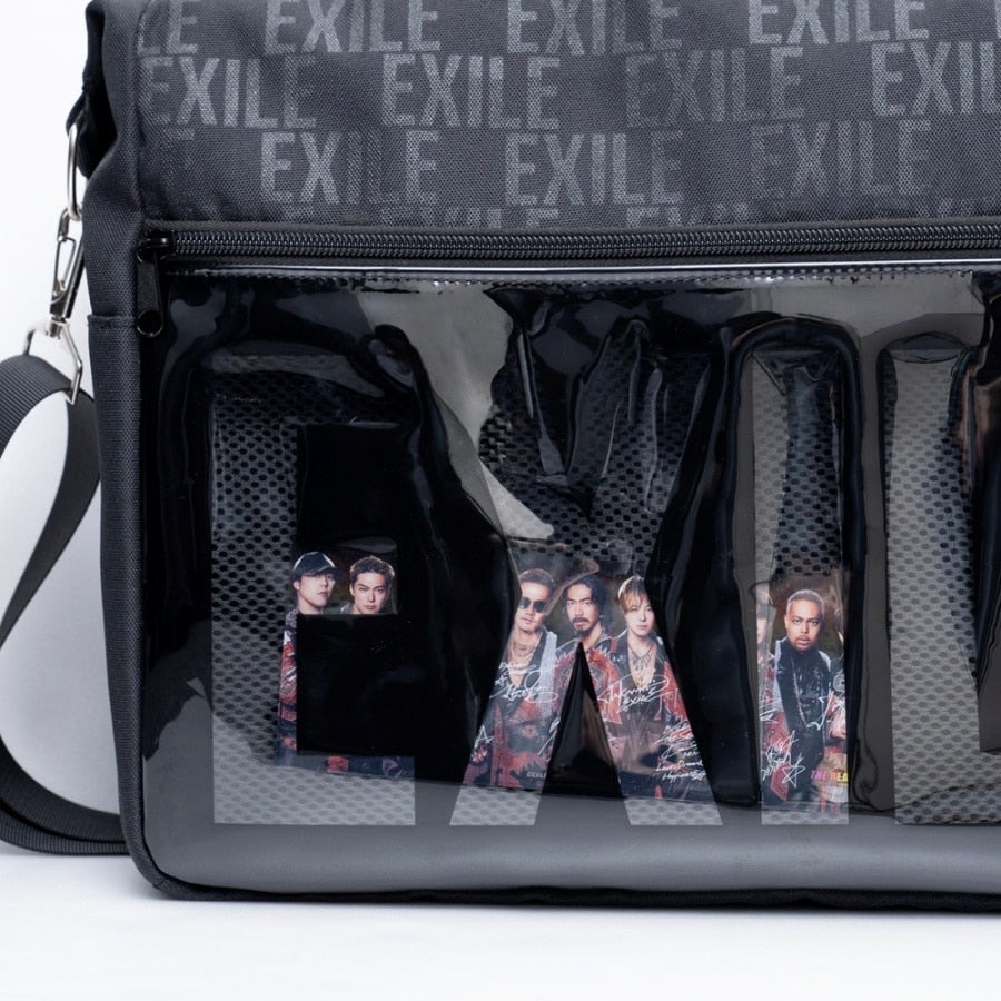 小物 EXILE EXILE TRIBE STATION ONLINE STORE｜クリアポケット付きカスタムトート
