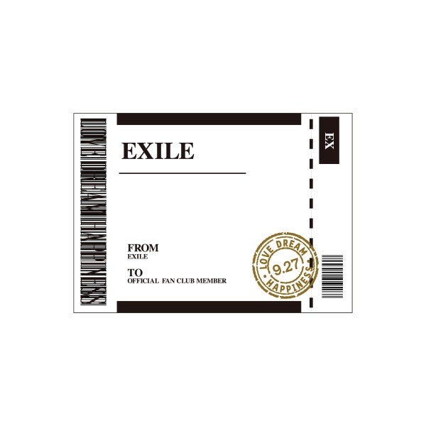 チャーム付きクリアパスケース/EXILE 詳細画像