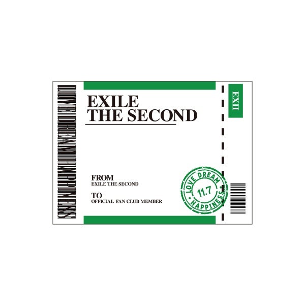 チャーム付きクリアパスケース/EXILE THE SECOND 詳細画像