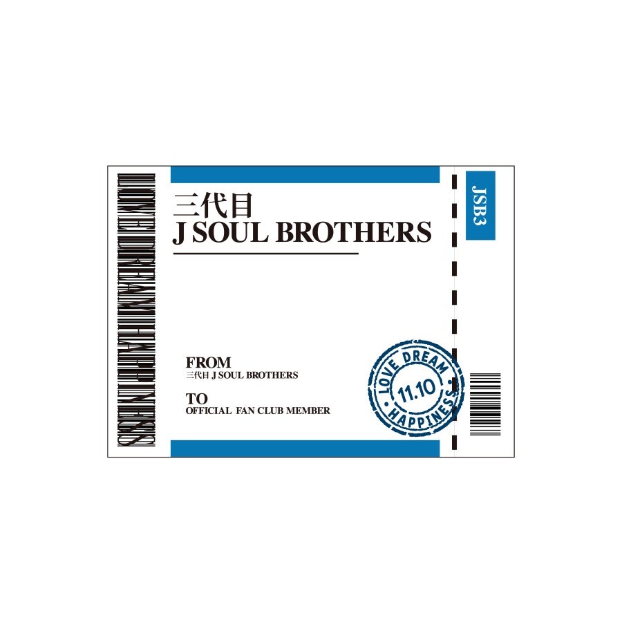 チャーム付きクリアパスケース/三代目 J SOUL BROTHERS 詳細画像 カラー共通 1