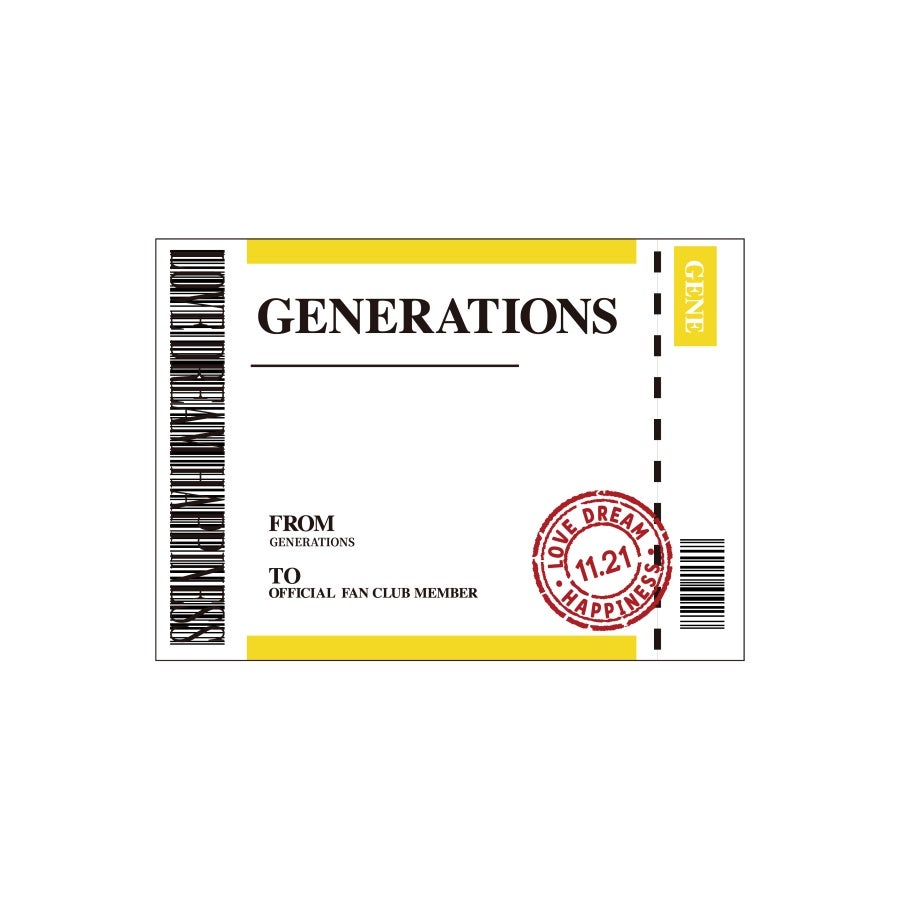 チャーム付きクリアパスケース/GENERATIONS 詳細画像 カラー共通 1
