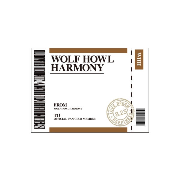 チャーム付きクリアパスケース/WOLF HOWL HARMONY 詳細画像