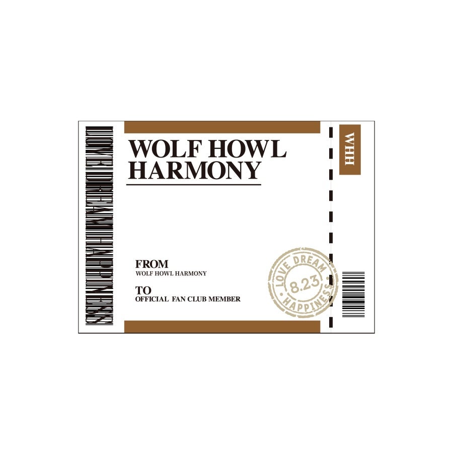 チャーム付きクリアパスケース/WOLF HOWL HARMONY 詳細画像 カラー共通 1