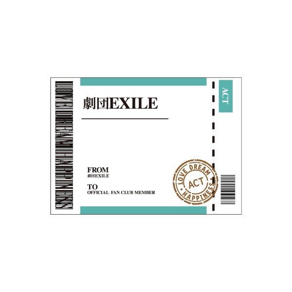 チャーム付きクリアパスケース/劇団EXILE 詳細画像