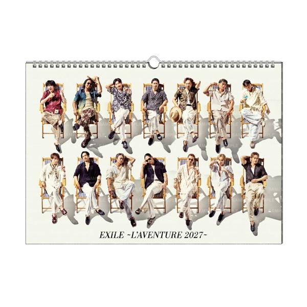 EXILE 2027 カレンダー/壁掛け