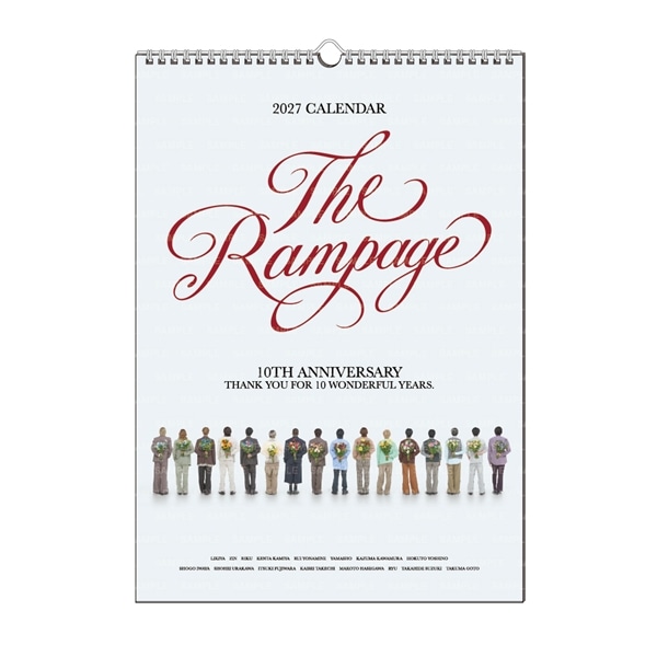 THE RAMPAGE 2027 カレンダー/壁掛け